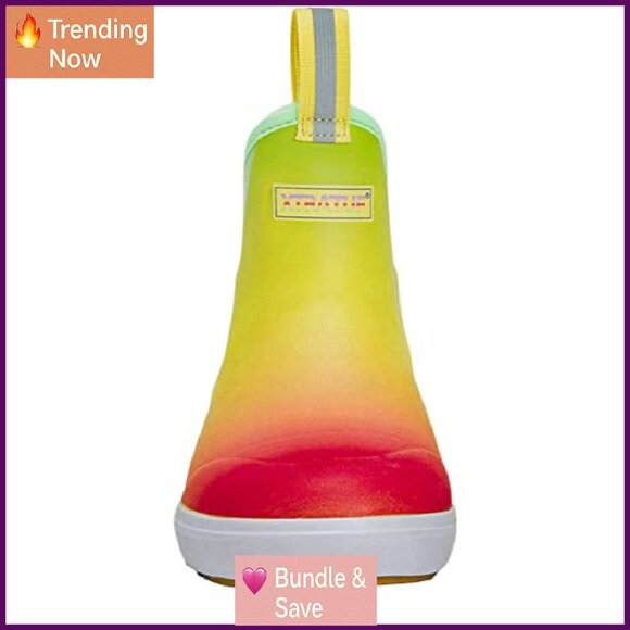 Women's 6 Inch Ankle Deck Boots Waterproof Slip-Resistant Fishing - Picture 4 of 8